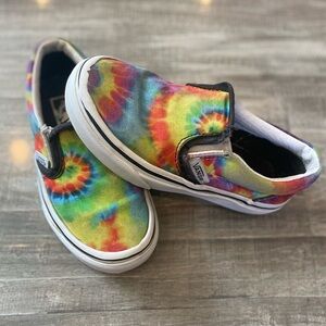 Vans Toddler Tie Dye Slip Ons